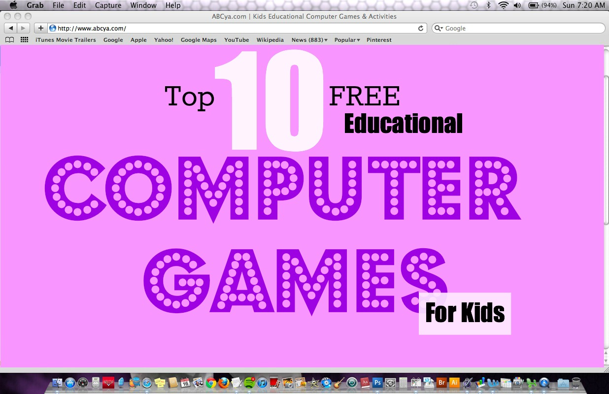 The Unlikely Homeschool: Top 10 FREE Educational Computer Games for Kids